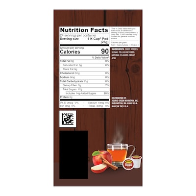 Mott's Hot Apple Cider, Keurig® K-Cup® Pods, 24/Box (386040)