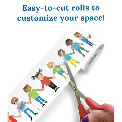Carson Dellosa Education All Are Neighbors Rolled, 3" x 65', 3/Bundle (CD-108516-3)