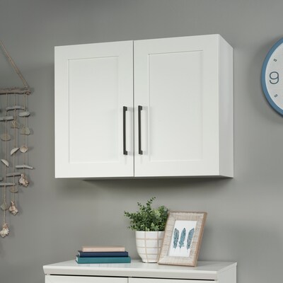 Sauder HomePlus 23H Wall Cabinet, Soft White (442985)