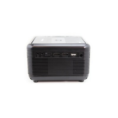 Emerson Home Theater Portable LCD Projector with Built-In DVD Player, Remote, and Projector Screen, Black (EVP-2501C)