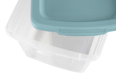 Home Logic 6 Qt. Clear Stackable Storage Bin