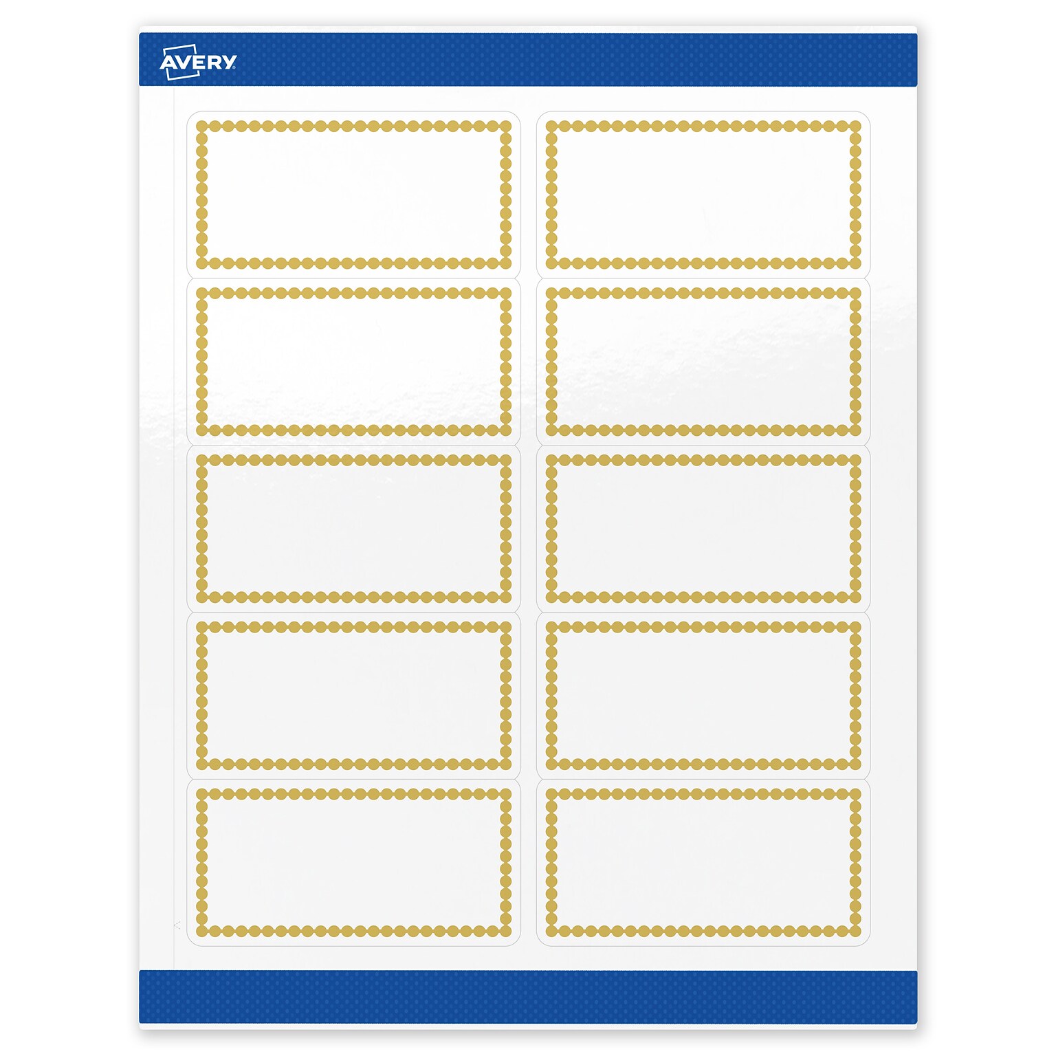 Avery Laser/Inkjet Rectangle Multipurpose Labels, 2 x 4, White, 100/Pack (S00-DJH)