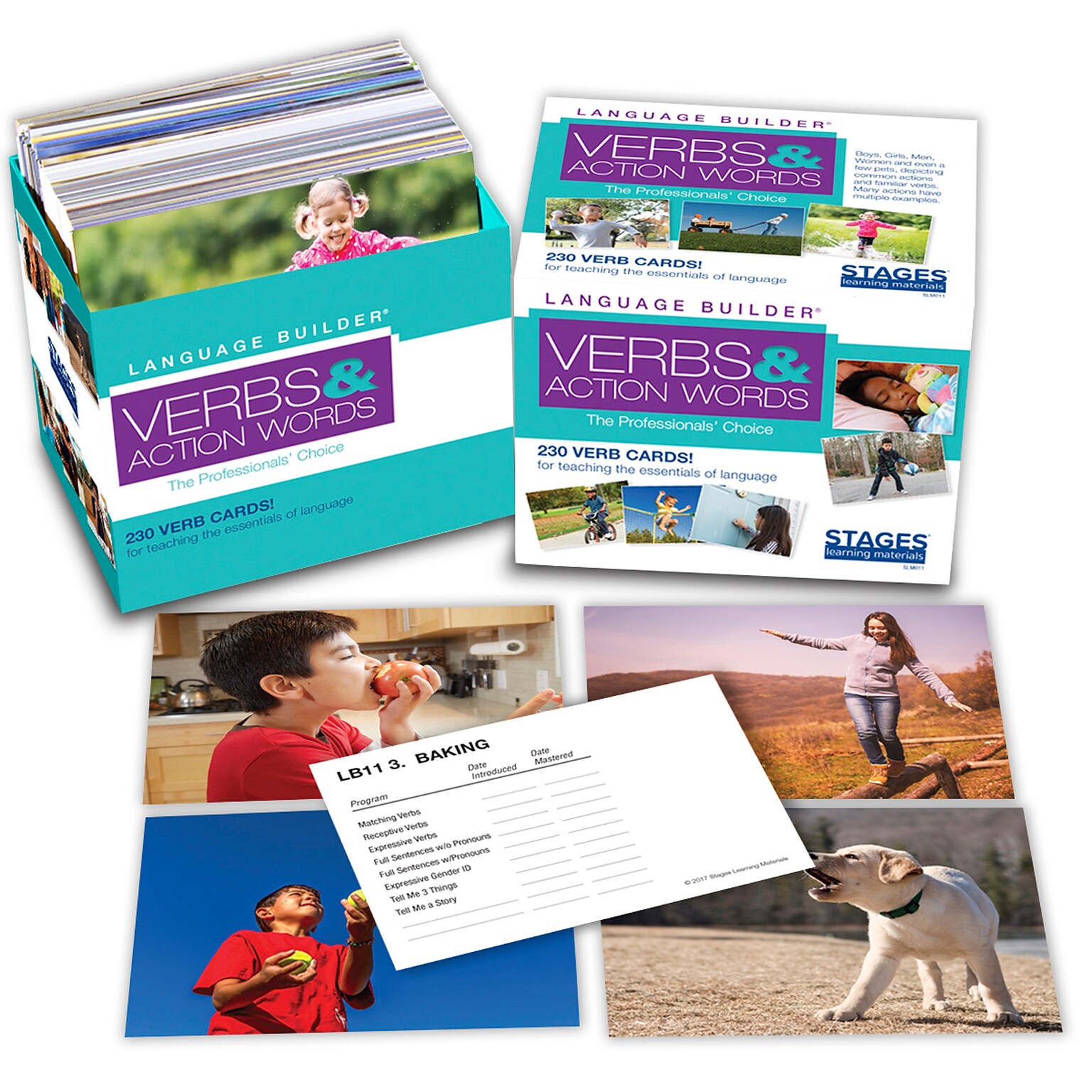 Stages Learning Materials Language Builder® Picture Cards, Verbs (SLM011)