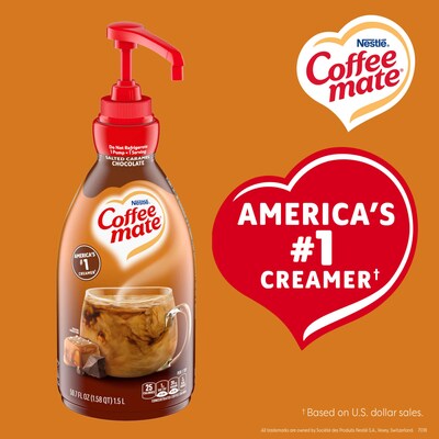 Coffee mate Salted Caramel Chocolate Lactose Free Liquid Creamer, 50.7 fl. oz. (12323367)