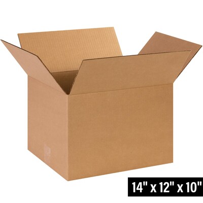 14" x 12" x 10" Shipping Boxes, 44 ECT, 25/Bundle (HD141210)