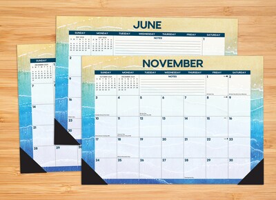 2025 Willow Creek 17 x 12 Monthly Desk Pad Calendar, Multicolor (47798)