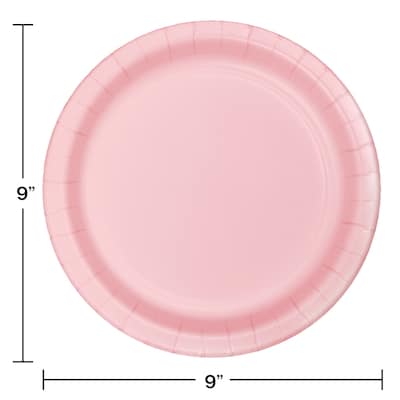Creative Converting Touch of Color Paper Plates, Classic Pink, 240/Carton (47158B)
