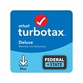 TurboTax Deluxe 2021 Federal + State for 1 User, Mac OS X, Download (5100255)