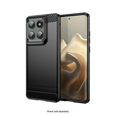 SaharaCase Venture Series Phone Case for Motorola Edge, Shock Absorbing, Scorpion Black (CP00854)