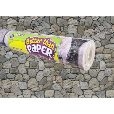 Teacher Created Resources Better Than Paper Bulletin Board Paper Roll, Rock Wall, 4/Carton (TCR32360)