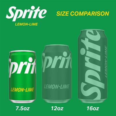 Sprite Lemon-Lime Mini Soda, 7.5 oz., 24 Can/Carton (00049000061062)