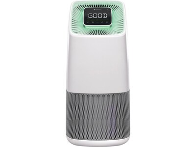 GreenTech Environmental Active HEPA+ with ODOGard Pro Air Purifier, 5-Speed, Wi-Fi Enabled, White/Gr