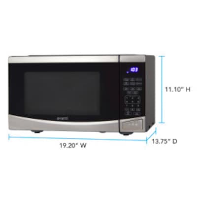 Avanti 0.9 Cu. Ft. Microwave Oven, Digital, Stainless Steel, (MT09V3S)