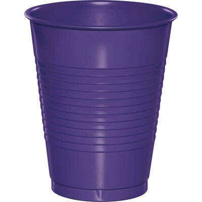 Creative Converting Touch of Color Plastic Cups, Purple, 240/Carton (28115081)