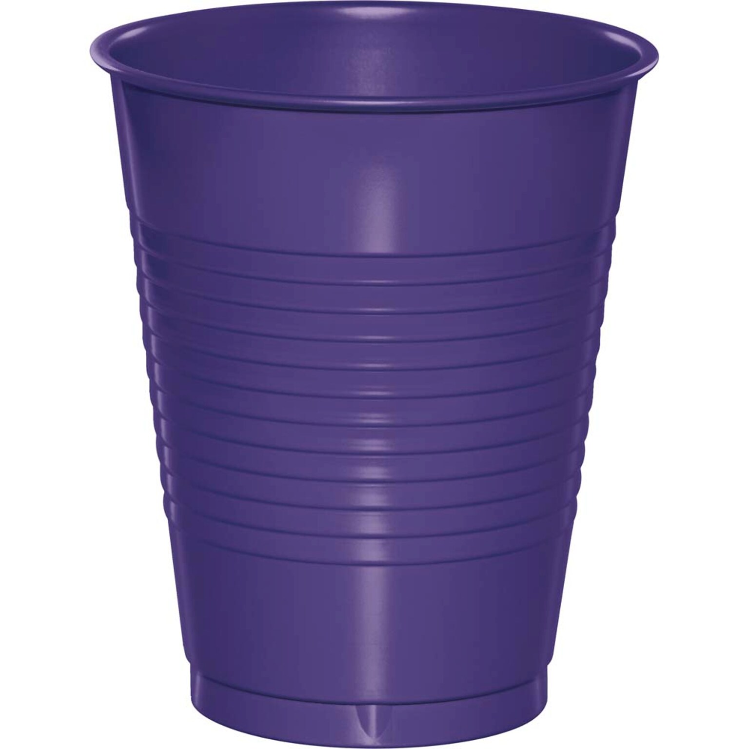 Creative Converting Touch of Color Plastic Cups, Purple, 240/Carton (28115081)