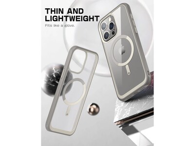 SUPCASE Unicorn Beetle Slim MagSafe Phone Case for iPhone 15 Pro, Gray (SUP-iPhone2023Pro-6.1-UBMag-Gray)