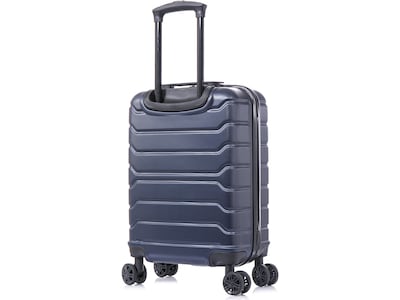 InUSA Trend Polycarbonate/ABS Carry-On Suitcase, Blue (IUTRE00S-BLU)
