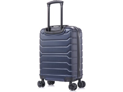 InUSA Trend Polycarbonate/ABS Carry-On Suitcase, Blue (IUTRE00S-BLU)