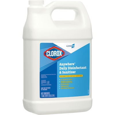 CloroxPro Anywhere Daily Disinfectant & Sanitizer, 1 gal., 4/Carton (31651)
