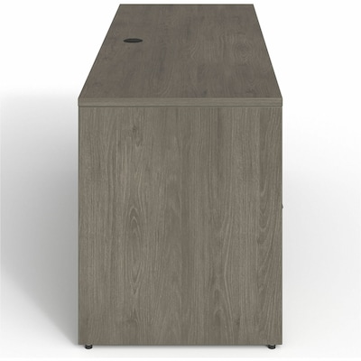 Lorell Prominence 2.0 Left-Pedestal Credenza (LLRPC2466LGE)