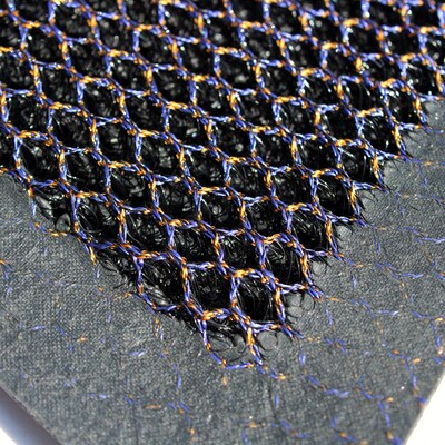 Floortex Doortex Meshmat Indoor Entrance Mat, 32 x 20, Metallic Blue & Orange (NREMFLYV0018)
