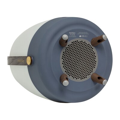 Kooduu Lite Up Play 15.75" LED Speaker Lamp with USB Port, Ocean (1201-07)