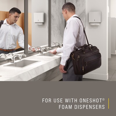 Rubbermaid Foaming Hand Soap Refill for OneShot Dispenser, Citrus Scent, 4/Carton(FG750517)