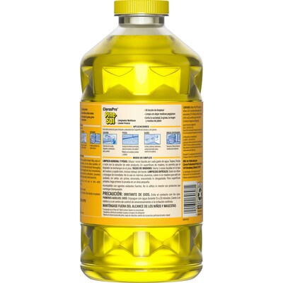 Pine-Sol Multi-Surface Cleaner Degreaser, Lemon Fresh Scent, 80 fl. oz., 3/Carton (60607)