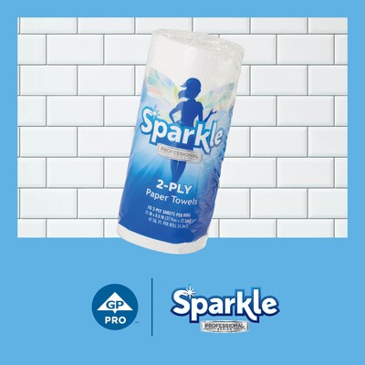 Sparkle Professional Series Paper Towels, 2-ply, 70 Sheets/Roll, 30 Rolls/Pack (2717201)