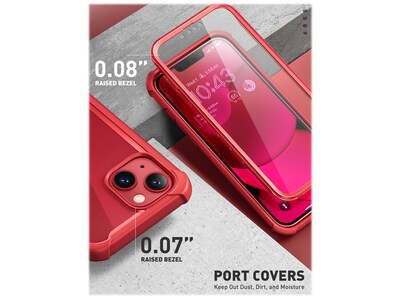 i-Blason Ares Red Case for iPhone 14 Plus (iPhone2022-6.7-Ares-SP-Ruddy)