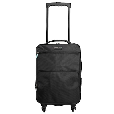 Scapade AirSlim Suitcase, 4-Wheeled Spinner, Black (SCAPSARFO)