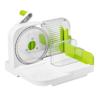 Starfrit Deli Slicer, White & Green (098603-002-NEW1)