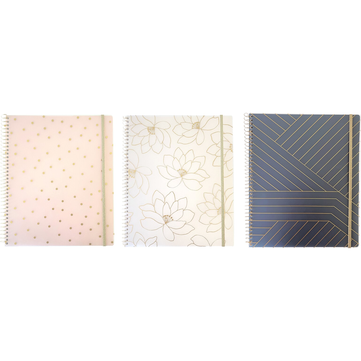 Carolina Pad Keep it in line Professional Notebook, 9.65 x 11.6, College-Ruled, 100 Sheets, Assorted Colors (10000)