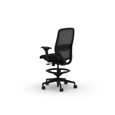 HON Nucleus Fabric/Mesh Task Stool, Black (HONNRS1VMC10FIB)