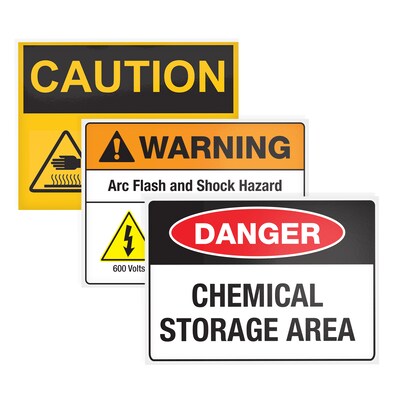 Avery Surface Safe Laser/Inkjet Label Safety Signs, 5" x 7", White, 2 Labels/Sheet, 15 Sheets/Pack (61511)