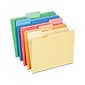 Staples Heavyweight File Folders, 1/3-Cut Tab, Letter Size, Assorted Colors, 50/Box (ST18363-CC)