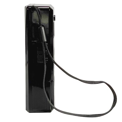 QFX Wireless Portable & Rechargeable AM/FM Radio with Headphone Output, Black (R-34)