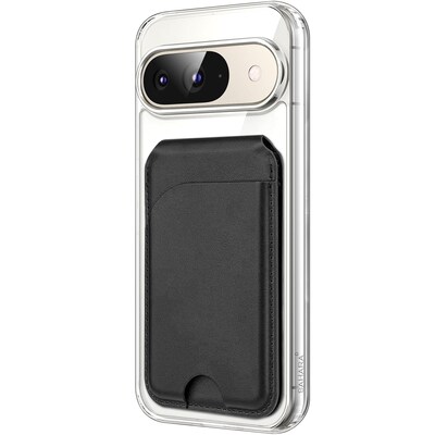 SaharaCase Clear/Scorpion Black MagSafe Phone Case for Google Pixel 9/9 Pro, Shock Absorbing, Venture (CP00606)