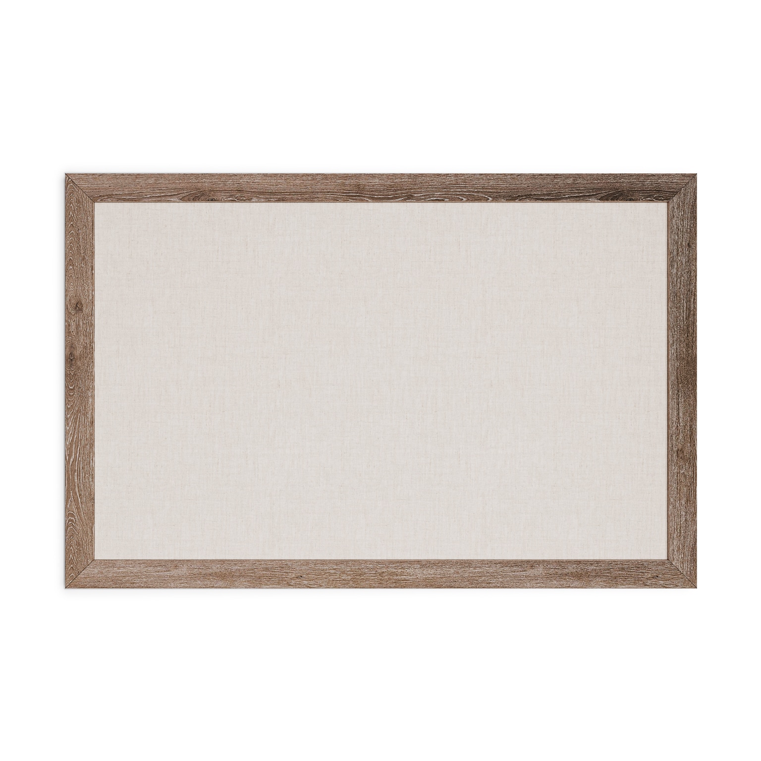 U Brands Linen Bulletin Board, Wood Frame, 3 x 2 (4891U00-01)