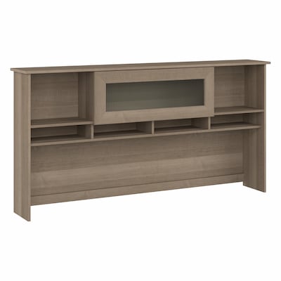 Bush Furniture Cabot 72"W Desk Hutch, Ash Gray (WC31273)