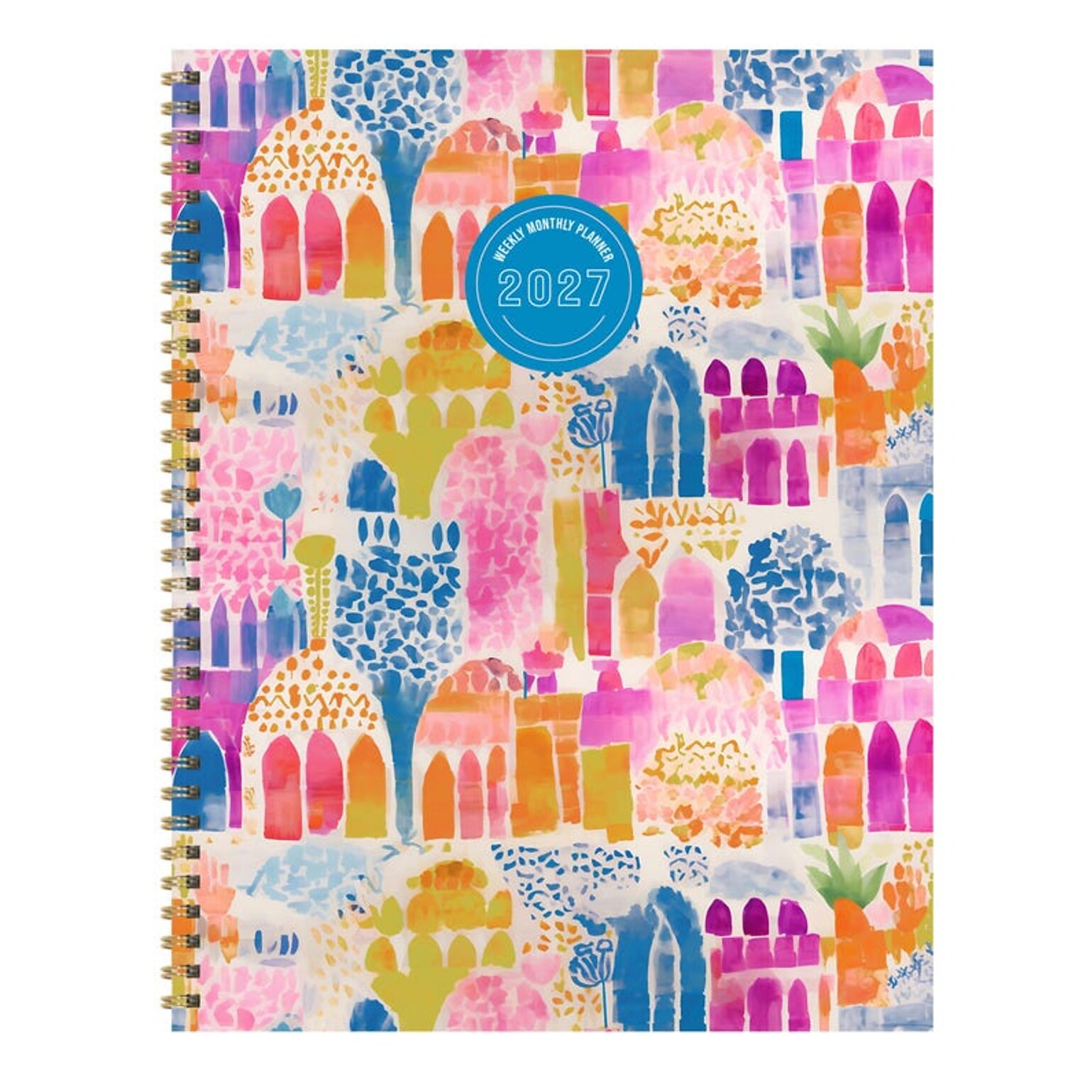 2027 TF Publishing Windows and Doors 9 x 11  Weekly & Monthly Standard Planner, Paperboard Cover, Multicolored (27-9710)