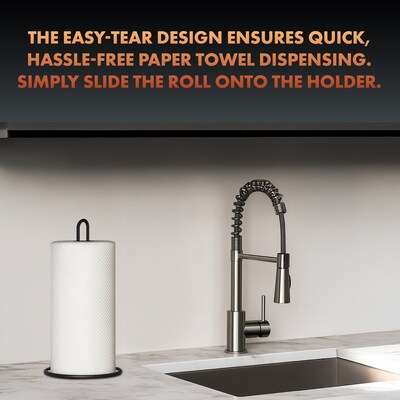 Newhouse Paper Towel Holder, Gray, 8/Pack (NHPTH-001-8PK)
