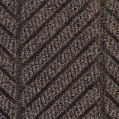 M + A Matting WaterHog Max Herringbone Classic Commercial Wiper/Scraper Entrance Floor Mat, 6 x 20