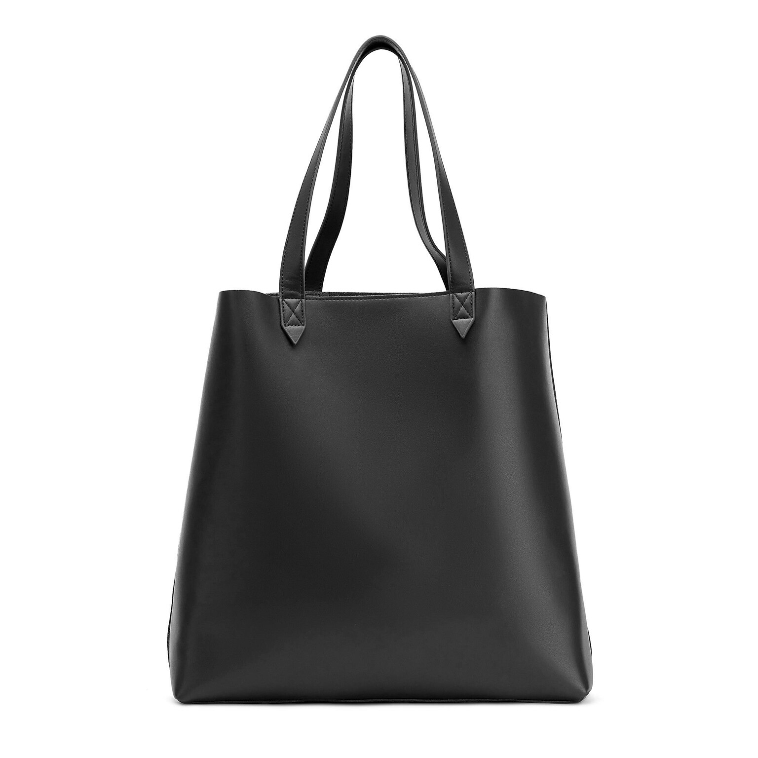 Francine Collections Made Easy Leather 15.6 Laptop Tote, Black (FCTBLKMADE)