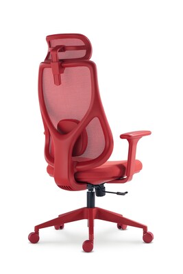 Raynor Group Torque Ergonomic Fabric/Mesh Swivel Manager Chair, Red (TORQUE-RED)