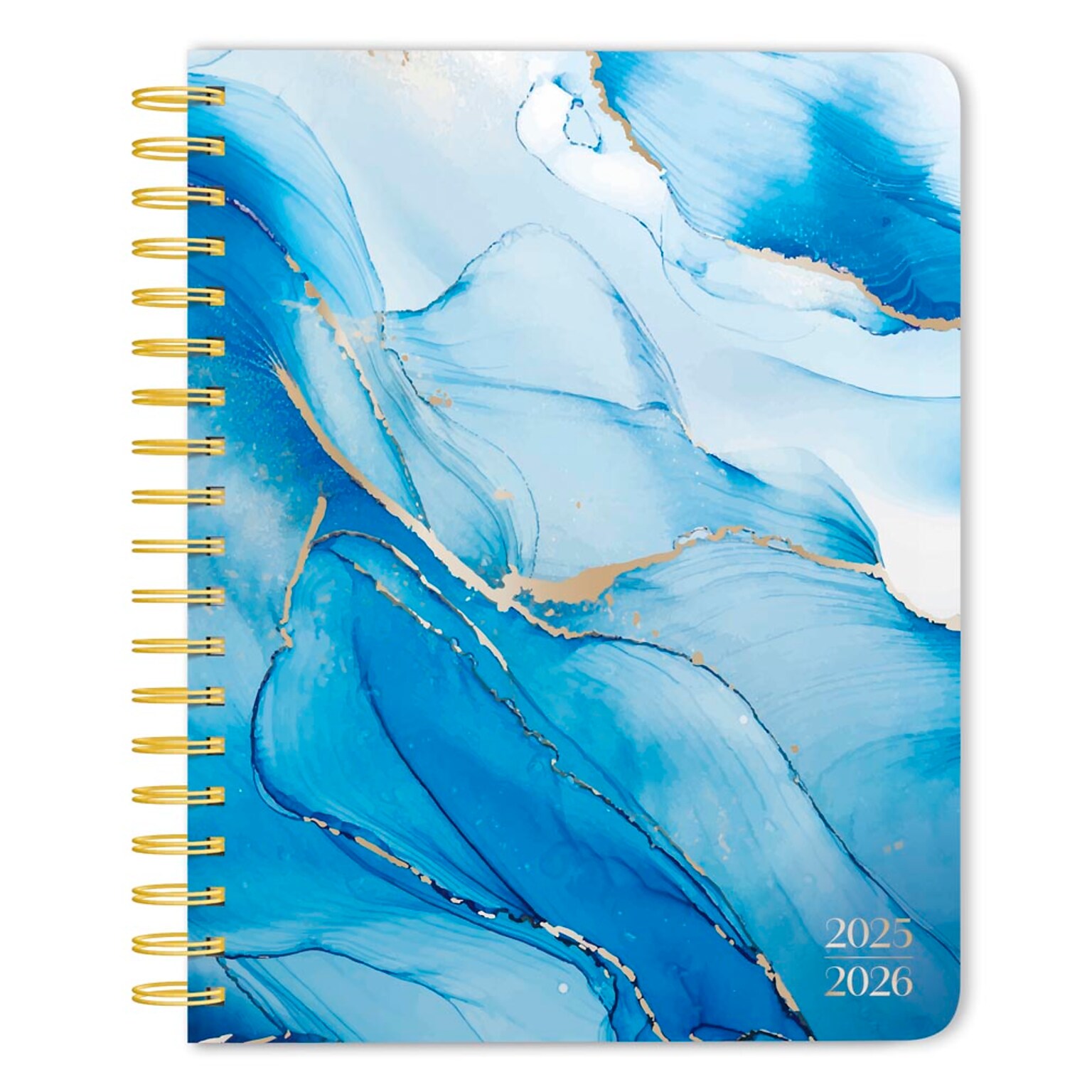 2025-2026 Plato Crackled Blush 6 x 7.75 Academic Year Weekly Planner, Multicolored (9798330700103)