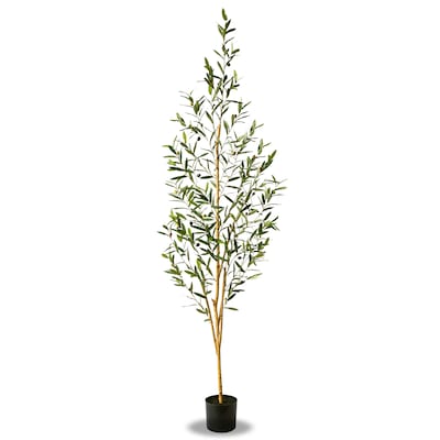 Forever Leaf 72 Artifical Olive Tree in Black Pot (FEV-OLI72)