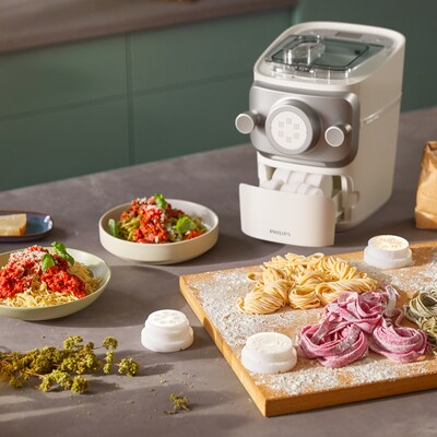 Philips 7000 Series Plastic Pasta Maker, White (HR266000)