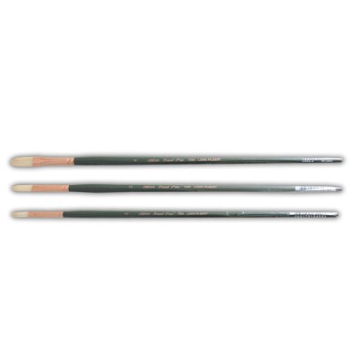 Silver Brush Natural Hog Bristle, Filbert Brushes, 3/Pack (SLVGP1083)
