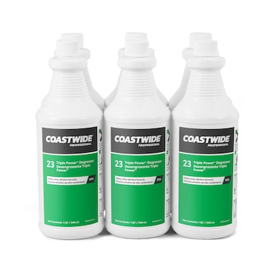 Coastwide Professional Degreaser Triple Power RTU, 0.95L, 6/Carton (CW393032-A)